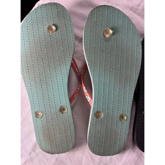 Havaianas and Vera Bradley Womens Flip-Flops Lot - Floral Prints 9/10 US - Picture 9 of 10